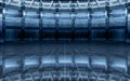 Sever racks and data center, big data and cloud computing concept, 3d rendering Royalty Free Stock Photo