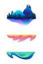 Several abstract shapes for your illustrations