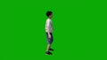 Several australian baby boy on vacation on green screen talking and walking in multiview on background in 1080 quality