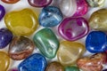 Several Beautiful and Colorful Crystal Stones Royalty Free Stock Photo