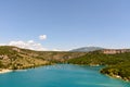 Several boats sail the crystal waters of Lake St. Croix