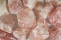 Several Chunks of Beautiful Rose Quartz