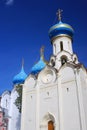 Several churches in Trinity Sergius Lavra, Sergiev Posad, Russia. UNESCO World Herit