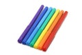 Several colored felt-tip pens
