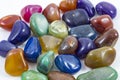 Several Colorful rocks and gems Royalty Free Stock Photo