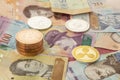 Several cryptocurrencies,bitcoin,ethereum,litecoin,ripple, accompanied by money from Venezuela