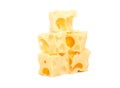 Cubes of cheese