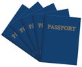 Several forms of passports