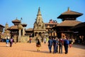 Several historical building in Bakhtapur Nepal Royalty Free Stock Photo