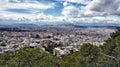 Panoramic photos of Athens at sunny day