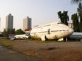 Several large aircraft abandoned in the city of Bangkok. Thailand
