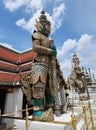 Several large giants stood guard around the gates of Wat Phra Kaew.