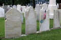 Intricate detail in old historic headstones, Bennington Center-Old First Church Cemetery. Summer, 2021