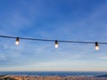 Several light bulbs to illuminate the observation deck.