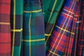 Several Multi Color Plaid Kilts