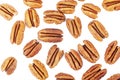 Several pecan nuts