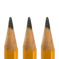 Several pencil leads macro photo and close-up view Royalty Free Stock Photo