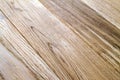 Several planks of beautiful laminate or parquet flooring with wooden texture as background