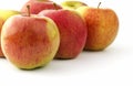 Several ripe braeburn apples Royalty Free Stock Photo