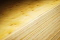 Several sheets of new clean plywood in a stack Royalty Free Stock Photo