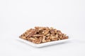 shelled pecans Royalty Free Stock Photo