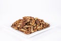 shelled pecans Royalty Free Stock Photo