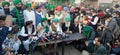 Several sikh farmer leaders are giving interview at a press conference at Delhi