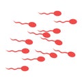 Several spermatozoon icon