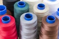 Several spools of thread of different colors and sizes Royalty Free Stock Photo