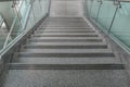 Several steps of granite stairs Royalty Free Stock Photo