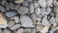 several stones scattered on the ground Royalty Free Stock Photo