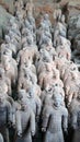 Several Terracotta warriors of Xi`an in formation