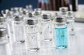 Several vials with medication Royalty Free Stock Photo