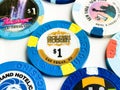 Vintage Las Vegas Poker Chips