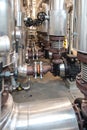 Several water pumps and thermally insulated pipes