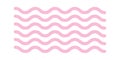 Several wavy pattern parallel lines Royalty Free Stock Photo