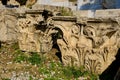 Ancient Greek Corinthian Columns Capitals, Athens, Greece