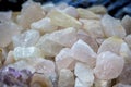white stones of different sizes Royalty Free Stock Photo