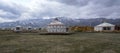 Yurts of Sayram Lake