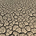 Severe Drought Cracked Earth Texture Royalty Free Stock Photo