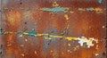 Severe Rust and Peeling Paint Metal Texture Royalty Free Stock Photo