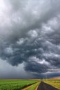 Severe Thunderstorm in Illinois Royalty Free Stock Photo