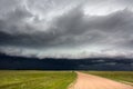 Severe Thunderstorm on the High Plains Royalty Free Stock Photo