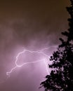 Lightning show on June 30 Royalty Free Stock Photo