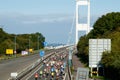 Severn Bridge Half Marathon, Gloucestershire, UK