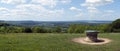 Severn Vale from The Cotswold Way long distance footpath