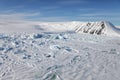 Severnaya Zemlya (Northern Land) aerial view Royalty Free Stock Photo