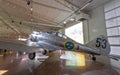 Seversky P-35 aircraft in the Flygvapenmuseum Royalty Free Stock Photo