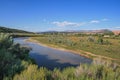 Sevier River and Landscape in Utah, USA