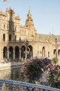 Sevilla Andalucia, Spain: Plaza de Espana Royalty Free Stock Photo